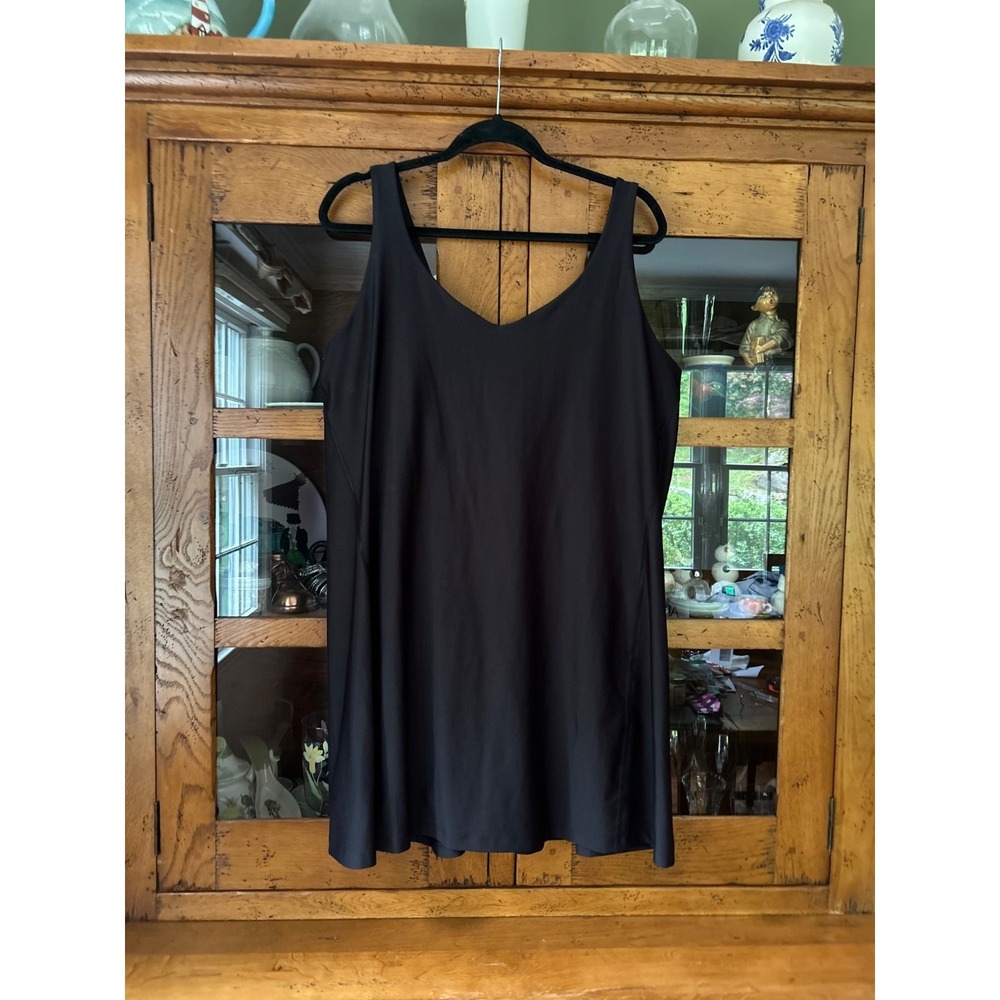 EUC Old Navy Active Powersoft Exercise Dress Black Built-in Shorts 2X